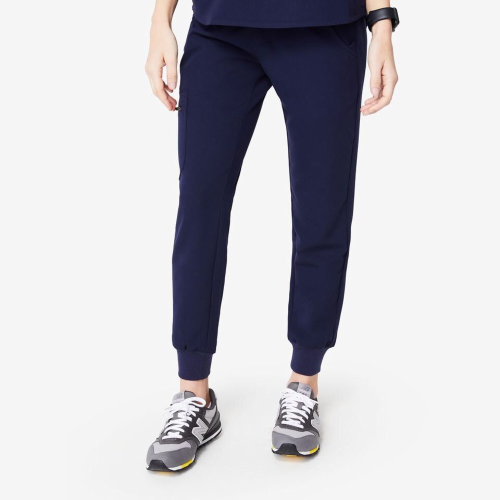 Figs Zamora Jogger Pants. Petite Medium. Navy